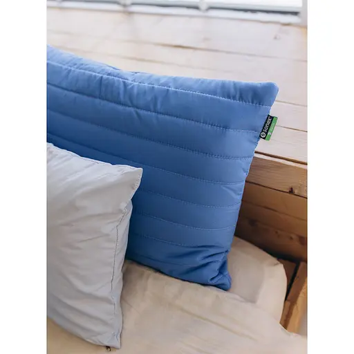 Набір Sonex Nassau: покривало двостороннє 240х220 см + наволочка 70х50 см 2 шт. синій (SO102519) - фото 4