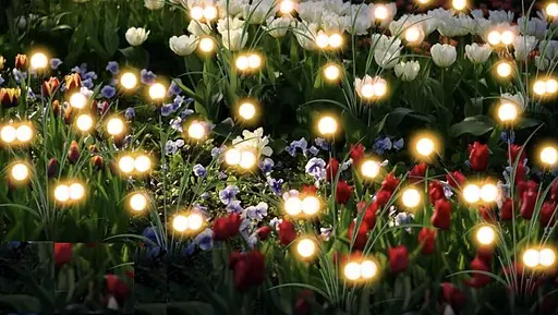 Светильник декоративный садовый Firefly Skylight с зелеными листьями на солнечной батарее 2 шт - фото 8