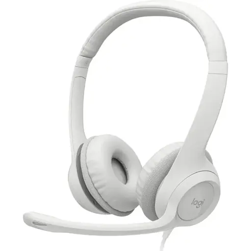 Гарнитура Logitech USB H390 (981-001286) White (6857749) - фото 2