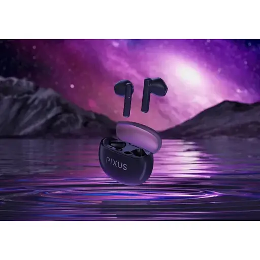 Наушники TWS Pixus Space Black UA - фото 7