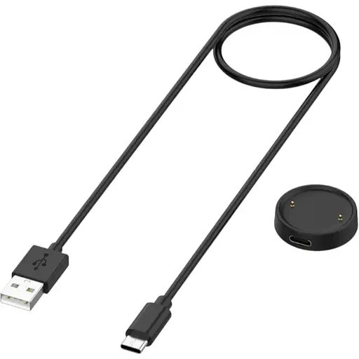 Зарядное устройство DK для Xiaomi Amazfit Active 2 / 2R (W2437) кабель (1m) USB (021738) (black)