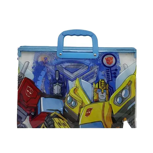 Папка-портфель ПВХ прозора Спайдер, Трансформер, 28x39 см, 30 мкм, 33-T (В асортименті)