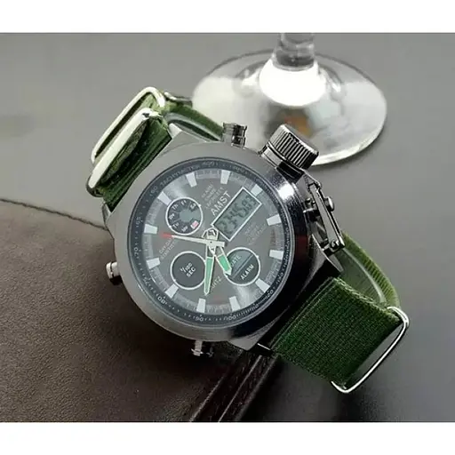 Мужские часы AMST Mountain Green - фото 2