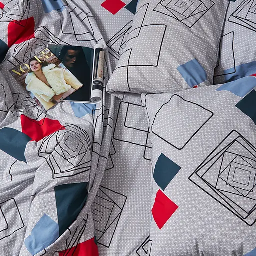 Підковдра Moon&Star Бязь Gold Люкс Urban Grid King Size 220x240 см - фото 5