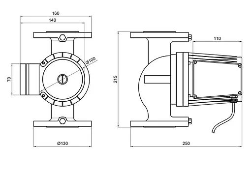Циркуляционный насос Thermo Alliance LPS LPA40-13-550 фланцевый LPA4013550 - фото 4