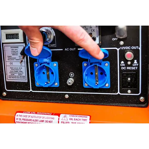 Генератор NiK DG5000E (5 кВт, без кожуха) - фото 4