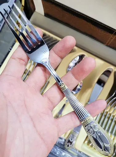 Набор столовых приборов Bachmayer 7290-BM на 12 персон в подарочном чемодане 72 предмета - фото 4