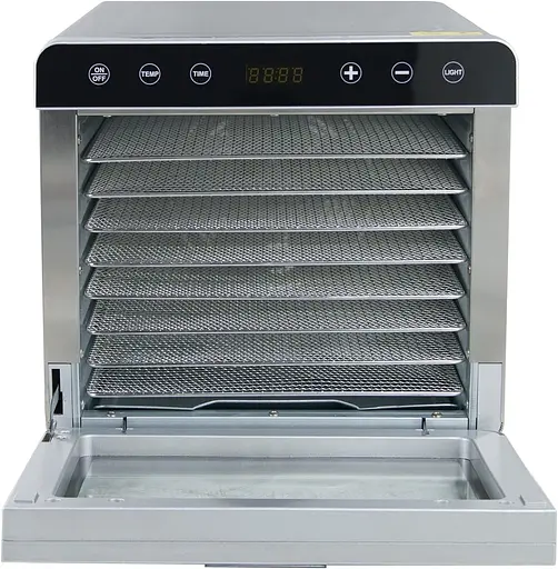 Дегидратор сушилка для овощей фруктов мяса грибов 8 лотков 700Вт SS-08A - фото 6