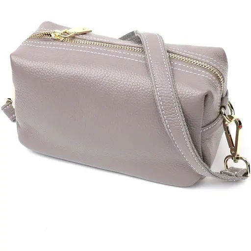 Женская сумка Vintage с двумя ремнями из натуральной кожи 19х11х9 см sum0028987 - фото 1