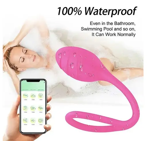 Смарт-виброяйцо для клитора и точки G для женщин 10 режимов розовый - фото 6