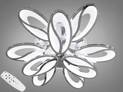 Пристальная лед люстра в форме цветка, мощностью 115W. - фото 1