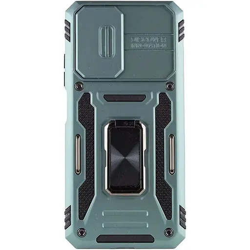 Ударопрочный чехол Epik Camshield Army Ring для Xiaomi Redmi 9A Зеленый / Light Green