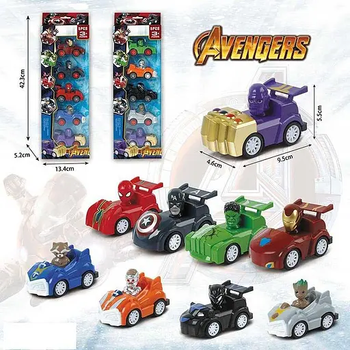 Набор машин Мстители, 5 шт. (В ассортименте) - фото 2