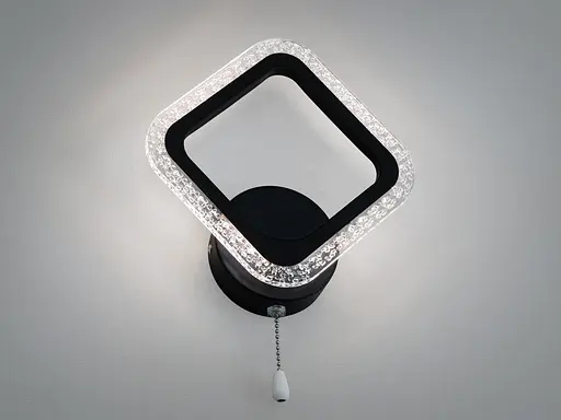 Світлодіодне бра Romin чорне 12 Вт зі шнурком - фото 2