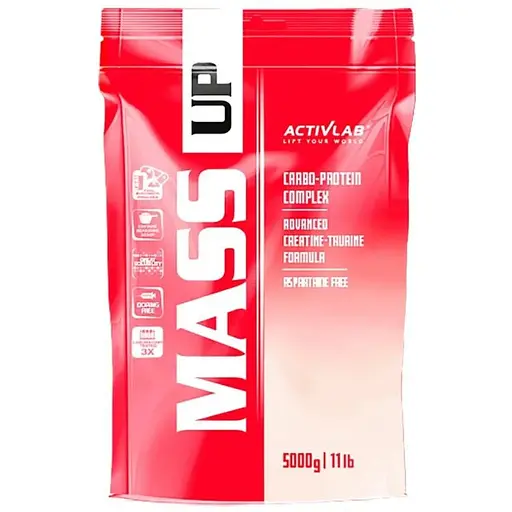 Гейнер ActivLab Mass Up, 5 кг - Ваниль
