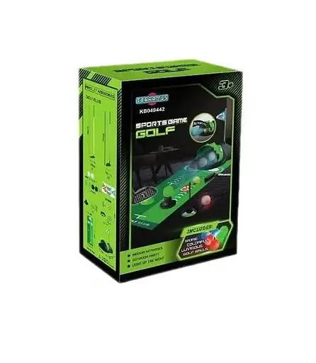 Детский игровой набор Гольф MR1365 с лункой динозавр, в коробке (6903317731039) - фото 1