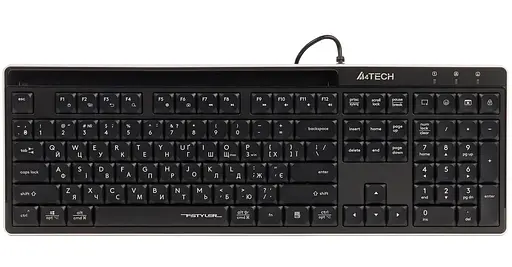 Клавіатура A4Tech Fstyler FX72 USB Black (FX72 (Black)) - фото 1
