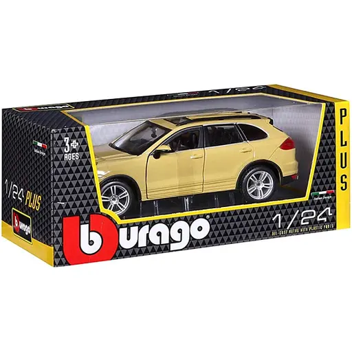 Автомодель Bburago Porsche Cayenne Turbo 1:24 Yellow (18-21056) [119122] - фото 5