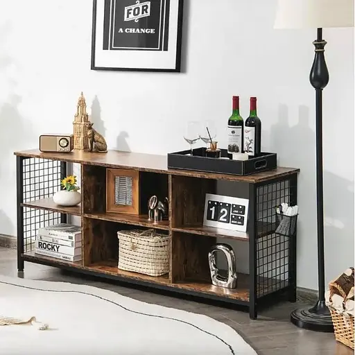 Тумба под ТВ Costway Ketrin в стиле Loft - фото 7