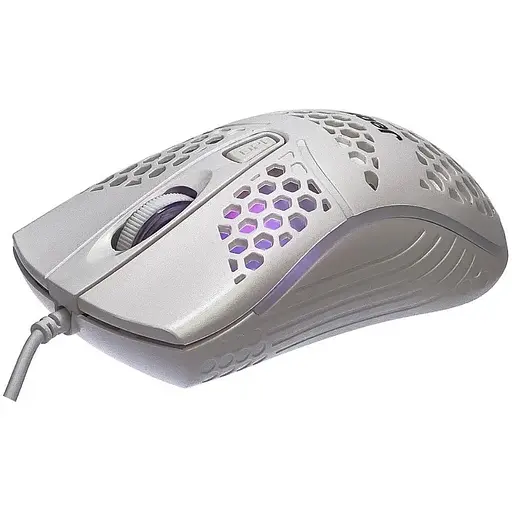 Миша Jedel CP77 2000 DPI з RGB підсвічуванням біла - фото 1