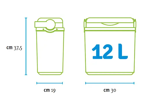 Ізотермічний контейнер Adriatic 12 л бірюзовий - фото 4