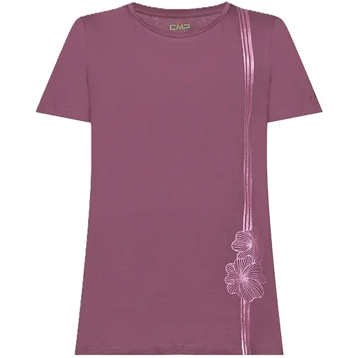 Футболка CMP Women's T-Shirt in Organic Cotton Plum XS (1097-33F7766-C904 36)