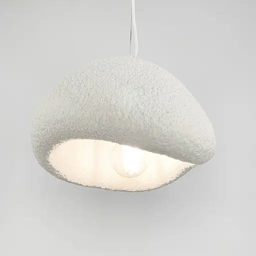 Текстурний гіпсовий підвісний світильник 40х50 см | Арт. MJ 30-500 | Line F - фото 4