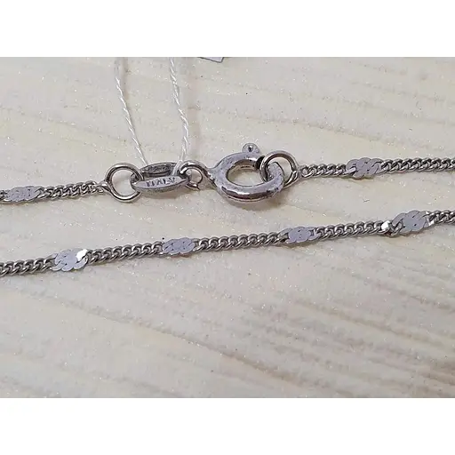 Срібний ланцюжок Аметист 01035П-Р 40 - фото 2