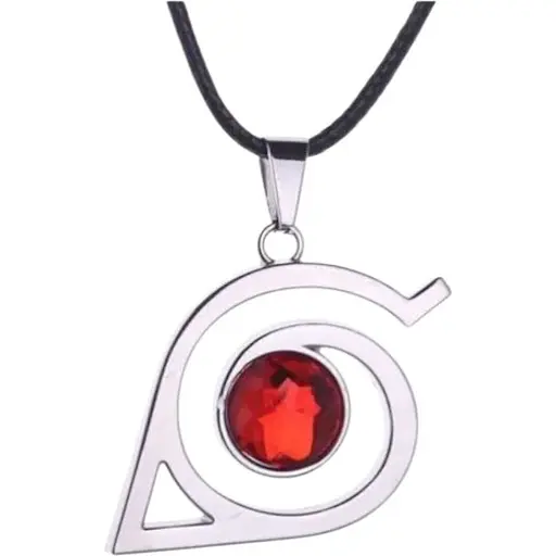 Кулон Наруто Naruto Лого з каменем NR 22.26 - фото 1