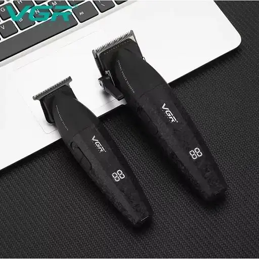 Професійний набір для стрижки волосся VGR V-640 Машинка та триммер з дисплеєм - фото 4