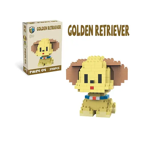 Конструктор Собака, PW24-01-3-4-5-6-7-8-9, від 330 деталей, від 6.5 см, (В асортименті) - фото 3