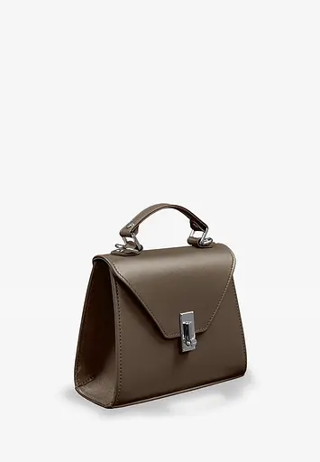 Жіноча шкіряна сумка Futsy Темно-бежева - фото 6