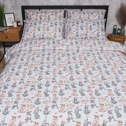 Комплект постельного белья Moon&Star Детский 110x140 см наволочки 2x50x50 см Bunny Dreams Бязь Gold Люкс - фото 8