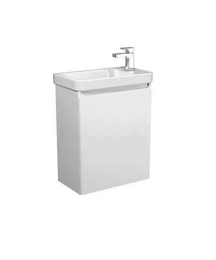 Тумба Мойдодир Catania 55-U з умивальником Dana 55 Білий універсальна Білий - фото 5