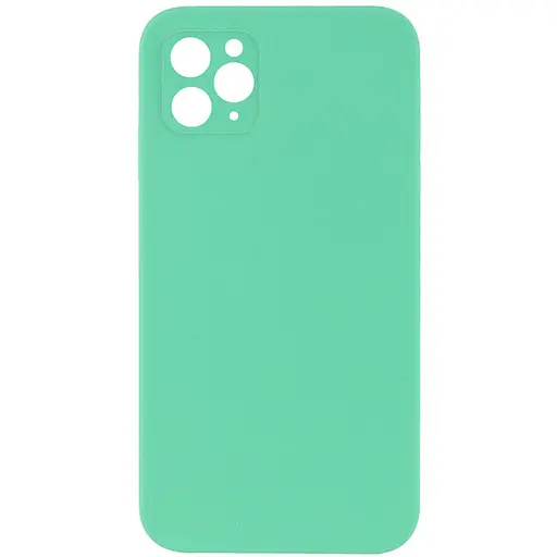 Чохол Epik Silicone Case Square Full Camera Protective AA NOLOGO для Apple iPhone 11 Pro 5.8 Зелений/Spearmint - фото 1