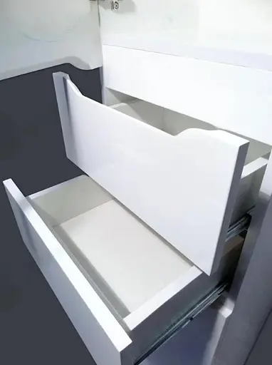 Пенал підлоговий Пік Альба лівий для ванної 40 см Білий 30412 - фото 6