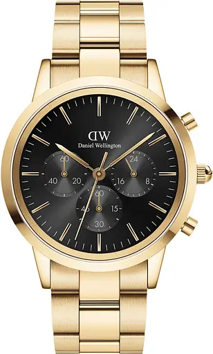 Часы Daniel Wellington Iconic Chronograph Link Onyx G DW00100641
