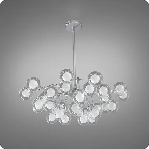 Люстра подвесная 517 Dlight на 30 ламп Хром Сатин (01954) - фото 1