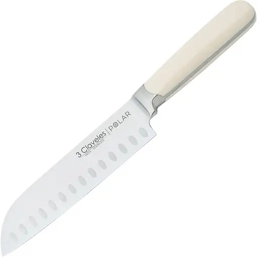 Нож японский 3 Claveles Сантоку 175 мм Бело-черный 000279621