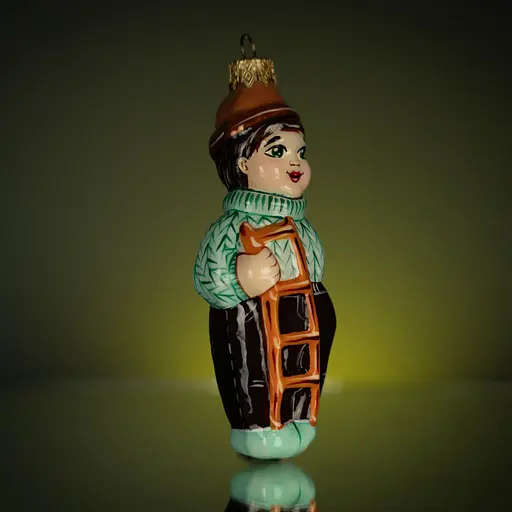 Ялинкова прикраса Різдвяні історії Ромчик-помічник скло (4820001154696) - фото 3