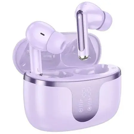 Беспроводные TWS наушники Hoco EQ10, вакуумные, BT5.3, 40mAh, 300mAh, 7h, purple