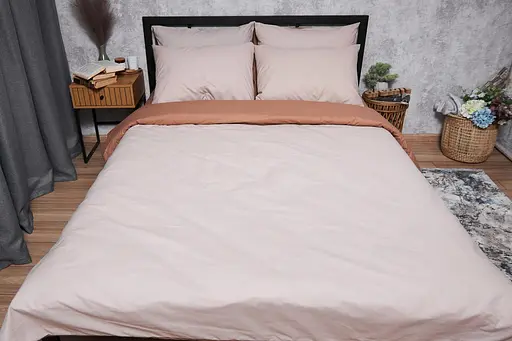 Пододеяльник Moon&Star Бязь Gold Люкс Brown Blanc Двуспальный 175x210 см - фото 2