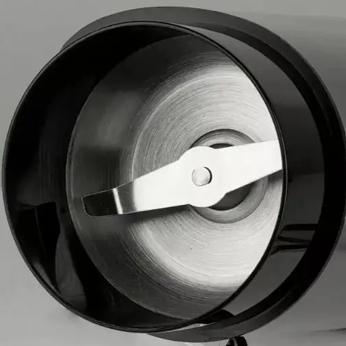 Кавомолка електрична Domotec MS-7123 з контейнером 60 г електрокофемолка професійна з прозорою кришкою 300 Вт Чорний - фото 2