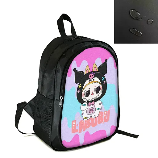 Рюкзак городской/школьный 38×28см с принтом Лабубу/Labubu детский, подростковый, спортивный (4146)