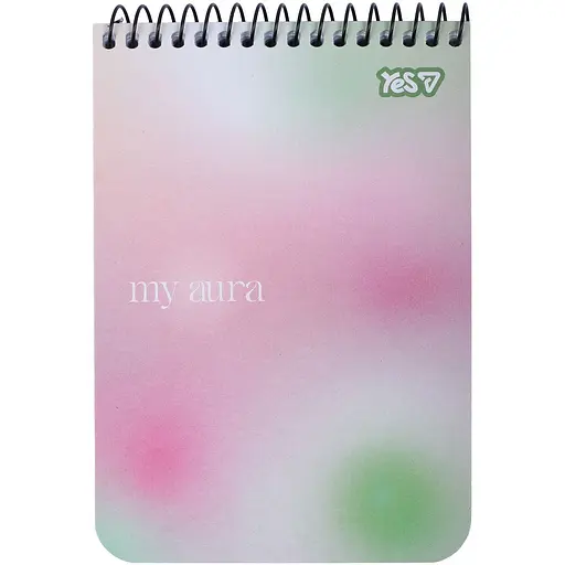 Зошит для записів Yes  Aura А6 в клітинку 80 аркушів (152282)