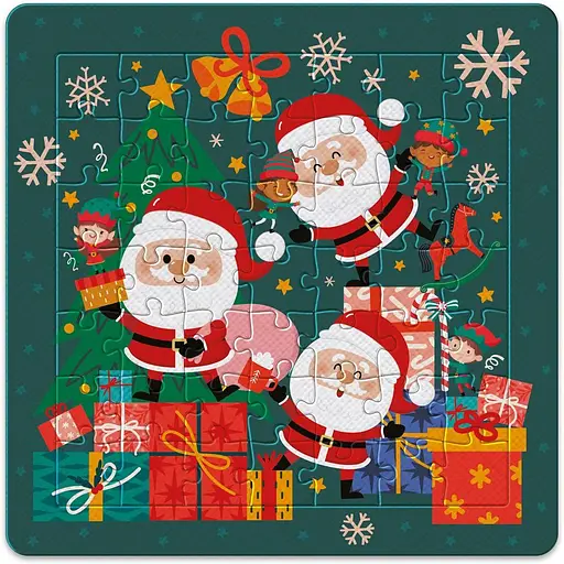 Пазлы трехслойные Interdruk Christmas Gift Time 49 шт. 376343) - фото 2