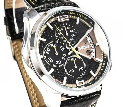 Чоловічий годинник Skmei 9106 Spider Жовтий - фото 6