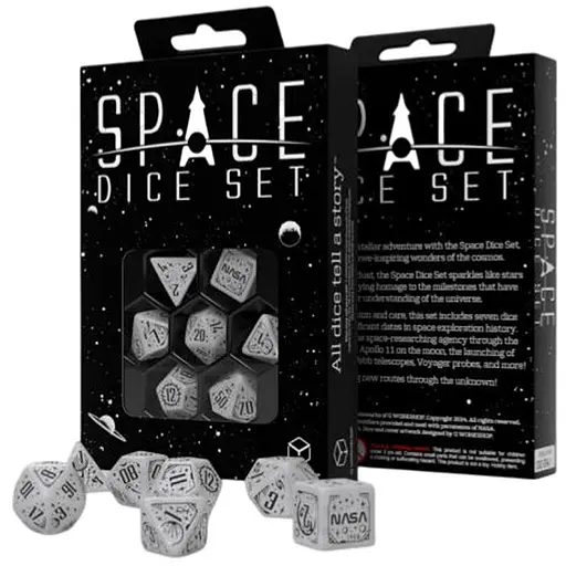 Набор кубиков Space Dice Set: Apollo , 7 шт. (SSPA02) - фото 1