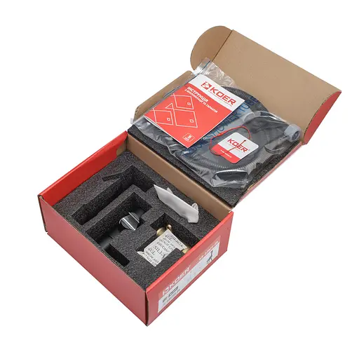 Гігієнічний душ прихованого монтажу Koer KB-23029-05 Black KR5493, Чорний матовий - фото 5