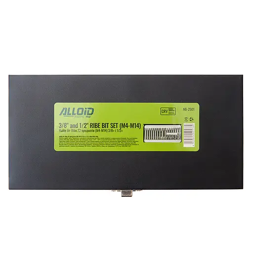 Набір біт Alloid Ribe 3/8 и 1/2 22 шт. (NB-2501) - фото 6